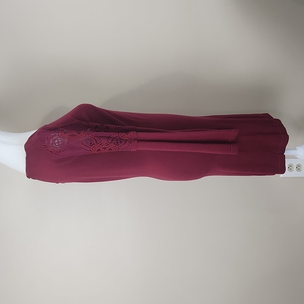 Octavia morlot flare and applique sleeves women knit sweater size Medium - Picture 4 of 12